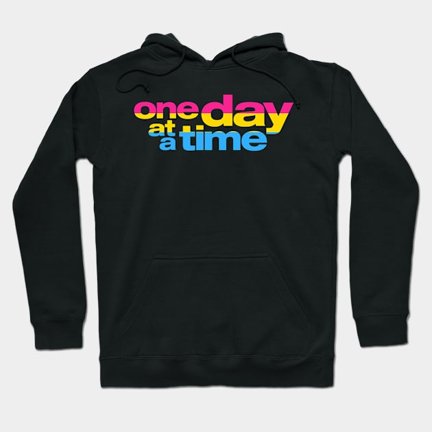 Pan Pride / One Day at a Time Logo Hoodie by brendalee